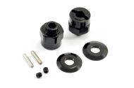 FASTRAX HEX WHEEL HUBS (2) FOR THE AXIAL WRAITH 5MM WIDER FTAX22